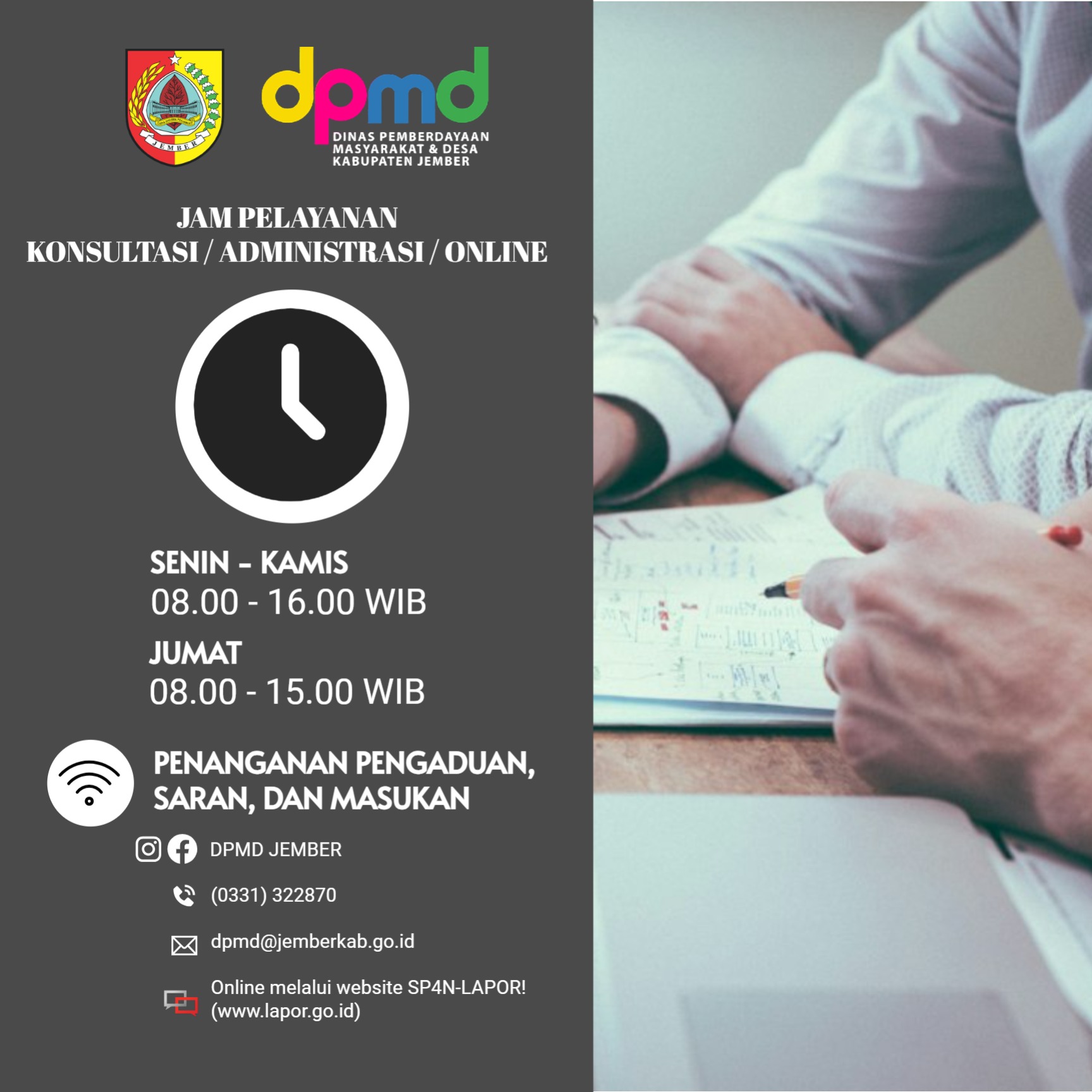 Gambar JAM PELAYANAN KONSULTAS